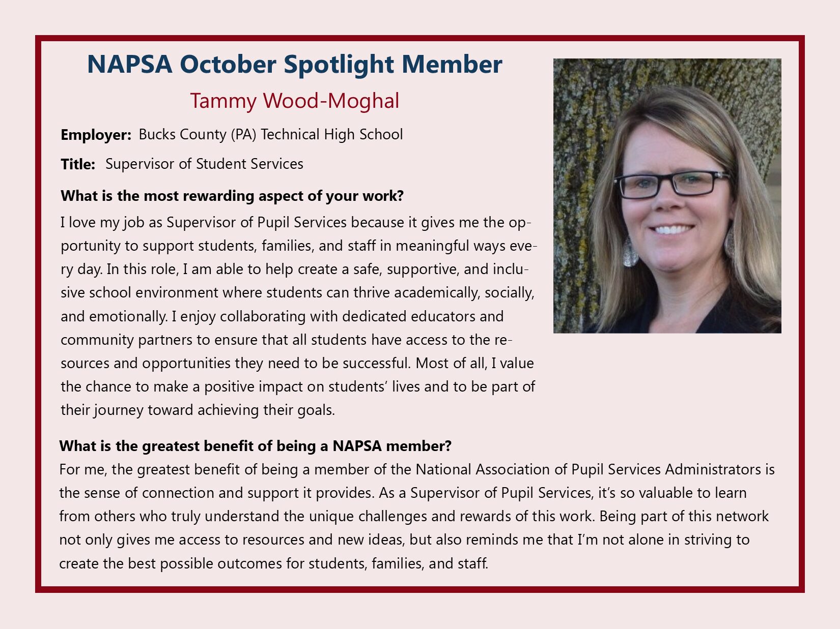 10 - October 2025 Spotlight - T. Wood-Moghal
